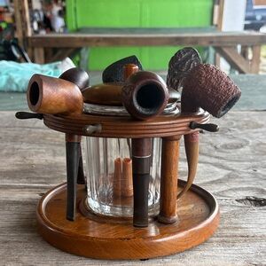 Vintage pipe set all handmade